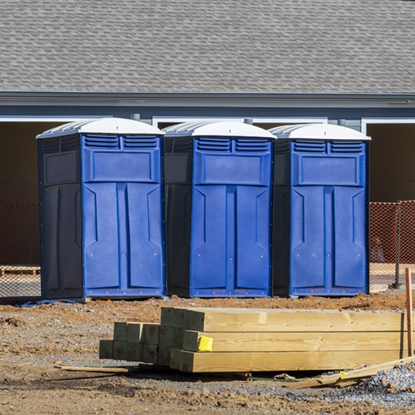 how can i report damages or issues with the porta potties during my rental period in Ireland West Virginia